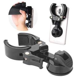 Enrilior cm-6 Universal Mobile Phone Clamp Bracket with Suction Cup for Monocular Telescope