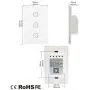 WiFi Smart Wall Touch Light Switch Glass Panel Wireless Remote Control by Mobile APP Anywhere Compatible with Alexa,Timing Function No Hub Required (Wall Switch 3 Gang) WiFi Smart Wall Touch Light Switch Glass Panel Wireless Remote Control by Mobile APP Anywhere Compatible with Alexa,Timing Function No Hub Required (Wall Switch 3 Gang)
