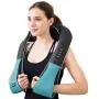 Shiatsu Back Shoulder & Neck Massager with Heat Deep Tissue 3D Kneading Pillow Massager for Relieving Muscle Pain - Blue Shiatsu Back Shoulder & Neck Massager with Heat Deep Tissue 3D Kneading Pillow Massager for Relieving Muscle Pain - Blue