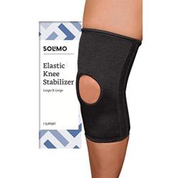 Amazon Brand - Solimo Elastic Knee Stabilizer, Large/Extra Large