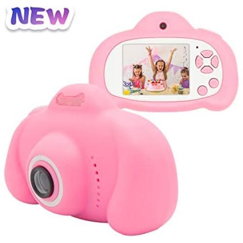 Kids Camera,MERLINAE Children Digital Rechargeable Video Toddler Educational Toys,Mini Child 2 inch Screen Support 1080P HD Recorder Toy,Great Gift for 3-12 Year Old Boys Girls Pink