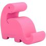 Plinrise Animal Desk Phone Stand, Update Dinosaur Silicone Office Phone Holder, Creative Phone Tablet Stand Mounts, Size:1.3" X 3.0" X 2.7" (Pink)
