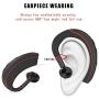 Bluetooth Headset Wireless Business Bluetooth V5.0 Earpiece Ultralight HD Headphones Hands-Free Earphones with Noise Cancellation Microphone Wide Compatible with Cell Phones for Office/Work Out/Truck
