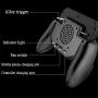 CO&QI Mobile Gaming Grip Controller, with Portable 4000mAh Charger Cooling Fan Game Trigger Joysticks Game Pad for PUBG/Rules of Survival, for iOS & Android Phone (Upgraded Version)