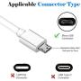 10FT Long Android Charger Cable Fast Charge,USB to Micro USB Cable White,Micro USB 2.0 Cable USB Micro Cable for Samsung Charger Cord Tablet Galaxy 7 S7 S6 Edge LG Phone,Charging Wire for Kindle Fire