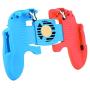 Efaster Mobile Game Controller for PUBG 4in1 Gamepad Shoot and Aim Trigger Phone Cooling (Multicolor)