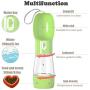 MaoCG Dog Water Bottle for Walking, Multifunctional and Portable Dog Travel Water Dispenser with Food Container,Detachable Design Combo Cup for Drinking and Eating,Suitable for Cats and Puppy