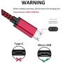 Micro USB Cable Aioneus Fast Android Cord Charger Cable 4Pack [2FT, 3FT, 5FT, 6FT] Cable Charging Cord Charger for Samsung Galaxy S7 S6 S5 J3 J3V J5 J7 J7V Note 5, LG K40 K20, Moto G4 G5, Tablet, PS4