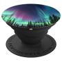 Northern Lights Aurora Borealis Green Purple Phone Stand PopSockets Grip and Stand for Phones and Tablets