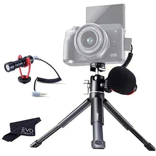 Ulanzi U-Vlog LITE Extendable Tripod Vlog Kit with Sairen Q1 on Camera Microphone (2 Items) Ulanzi U-Vlog LITE Extendable Tripod Vlog Kit with Sairen Q1 on Camera Microphone (2 Items)