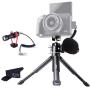 Ulanzi U-Vlog LITE Extendable Tripod Vlog Kit with Sairen Q1 on Camera Microphone (2 Items)