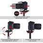 IFOOTAGE Aluminum Handheld Camera Stabilizer 20 inches Video Steadycam Stabilizer with 1/4 inch Screw Quick Release Plate Compatible for DSLR Cameras Camcorders, Up Load 6.6 lbs