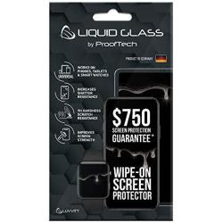 Liquid Glass Screen Protector with $750 Screen Protection Guarantee - Scratch Resistant Wipe On Nano Coating for All Apple Samsung and Other Phones Tablets Smart Watch iPhone iPad Galaxy Universal