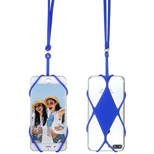 Cell Phone Lanyard, Universal Phone Case Holder, Silicone Necklace Strap for iPhone, Galaxy, Note, Pixel, Moto & More