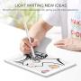 JOYROOM Stylus Pen for iPad, Capacitive Pencil for Kid Student Drawing, Writing, High Sensitivity, with Artist Glove(Palm Rejection), for Touch Screen Devices Tablet, Smartphone (White)