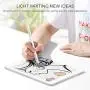 JOYROOM Stylus Pen for iPad, Capacitive Pencil for Kid Student Drawing, Writing, High Sensitivity, with Artist Glove(Palm Rejection), for Touch Screen Devices Tablet, Smartphone (White)
