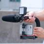 ULANZI U-Grip Pro Handheld Video Rig Steadicam with Triple Cold Shoe, Stabilizing Handle Grip Compatible for iPhone 11 Pro Max Xs 8 7 plus GoPro 8 7 6 5 Canon Nikon Sony DSLR Cameras