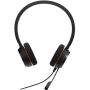 Jabra Evolve 20 UC Stereo Wired Headset / Music Headphones (U.S. Retail Packaging), Black