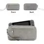 Falytemow Nubuck Leather Portable Carrying Case for Nintendo Switch and Mobile Phone Protective Soft Portable Travel Carry Case Shell Pouch for Nintendo Switch Console and Accessories