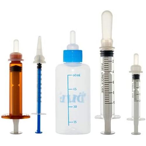Pet Feeding Bottle Can Squeeze Liquid Feeding Kit and Replacement Mini Nipples for Kitten Puppy Small Animals Feeding Tool Pet Feeding Bottle Can Squeeze Liquid Feeding Kit and Replacement Mini Nipples for Kitten Puppy Small Animals Feeding Tool