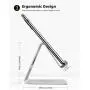 Lamicall Cell Phone Stand, Desk Phone Holder Cradle Compatible with Phone 11 Pro Xs Max XR X 8 7 6 Plus SE, All Smartphones Charging Dock, Desktop Accessories - Silver Lamicall Cell Phone Stand, Desk Phone Holder Cradle Compatible with Phone 11 Pro Xs Max XR X 8 7 6 Plus SE, All Smartphones Charging Dock, Desktop Accessories - Silver
