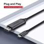 UPGROW USB C to DisplayPort Cable 4K@60Hz 4FT for Home Office USB C to DP Cable Compatible with MacBook Pro/Air, iPad Pro with USB-C Port laptops/Phones, Model Number: UPGROWCMDPM4