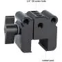 NICEYRIG Gimbal Mounting Clamp with 3.5 OZ Counterweight for DJI Ronin S/SC, Zhiyun Weebill/Crane Series - 324