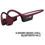 AfterShokz Air Open Ear Wireless Bone Conduction Headphones, Canyon Red, AS650CR