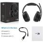 Jeecoo Stereo Gaming Headset for PS4, Xbox One S - Noise Cancelling Over Ear Headphones with Microphone - LED Light Soft Earmuffs Bass Surround Compatible with Xbox One PC Laptop Switch Games
