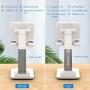 Cell Phone Stand Phone Holder, Adjustable Angle Height Phone Stand for Desk&Foldable Portable Aluminum Desktop Phone Stand, Universal Tablet Holder Compatible with iPhone Cell Phone Tablet (White)