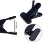 ITART Plastic Flexible Long Arms Gooseneck Clip Clamp Stand Universal Cell Phone Holder - Black
