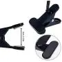 ITART Plastic Flexible Long Arms Gooseneck Clip Clamp Stand Universal Cell Phone Holder - Black