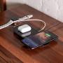 mophie Dual Wireless Charger, Qi-Certified 7.5W Charging Pad for iPhone 11, 11 Pro, 11 Pro Max, XR, Xs Max, XS, X, 8, 8 Plus, Galaxy S20 S10 S9 S8, Note 10 Note 9 - (Renewed)