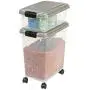 IRIS USA, Inc. 3- Piece Airtight Pet Food Storage Container Combo