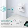 iPhone Fast Charger - MFi Certified - 18W Type C Power Adapter Wall Plug with 6ft C to Lightning Cable Quick Charge Sync Cord Compatible with iPhone SE 11 Pro MAX X XS XR 8 AirPods Pro