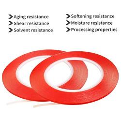 Kaisiking 2mm / 3mm x 25M Phone Repair Tape LCD Touch Screen Repair Tape Phone Adhesive Tape LCD Screen Adhesive Tape for Cell Phone, iPad, Tablets, Laptops, Camera