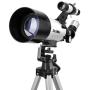 Starboosa Telescope Travel Scope for Kids Beginners 70mm Aperture 400mm AZ with Tripod Eyepiece Finder - Telescope with Carry Bag and Smartphone Adapter for Kids Beginner
