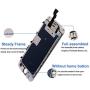 Screen Replacement Compatible with iPhone 6S 4.7 inch Full Assembly - LCD 3D Touch Display Digitizer with Ear Speaker, Sensors and Front Camera, Fit Compatible with All iPhone 6s (White)