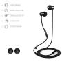 Tantu Sleeping Earphones, Soft Silicone in-Ear Earbuds Noise Canceling Headphones with Built-in Mic Lightweight Headset Perfect for Insomnia, Side Sleeper, Snoring, Air Travel and Meditation …