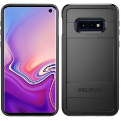 Pelican Protector Samsung Galaxy S10e Phone Case, Drop-Tested Protective Smartphone Cover, Wireless Charging-Compatible Accessory (Black/Gray)