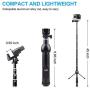 Selfie Stick Tripod Bluetooth, LATZZ 45 Inch Phone Tripod, Extendable iPhone Stand Tripod with Wireless Remote Shutter Compatible iPhone 11Pro/Xs MAX/XR/X/8/8P/7/7P/6/6P/Galaxy Note 8/S10/S9+/S9, More