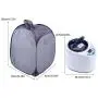 Asixx Fumigation Machine, 2L Sauna Steamer Steam Sauna Spa Portable Pot Machine Home Personal Spa Indoor Body Slimming Therapy US Plug(US Plug)