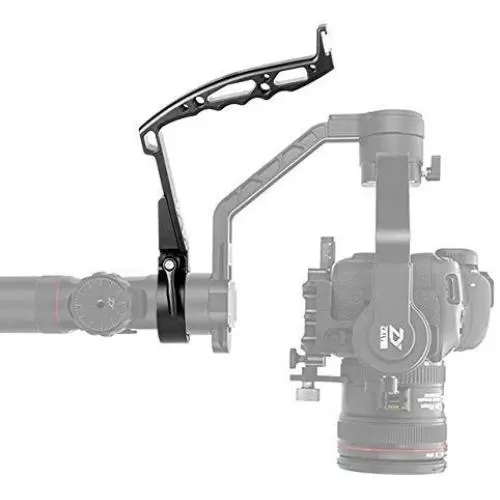 Inverted Handle Sling Video Grip Neck Ring Mounting Extension Arm Holder Handgrip with Microphone Cold Shoe Mount 1/4-20 Locating Holes for Zhiyun Crane 2 Crane Plus FEIYU AK 2000 Inverted Handle Sling Video Grip Neck Ring Mounting Extension Arm Holder Handgrip with Microphone Cold Shoe Mount 1/4-20 Locating Holes for Zhiyun Crane 2 Crane Plus FEIYU AK 2000