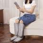 Leg Compression Massager Foot and Calf Massager Machine with Optional Heat 3 Modes 4 Intensities Handheld Controller for Feet, Legs, Calves Muscle Relaxation - Home and Office Use