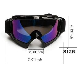 spiid Ski Goggles Snowboard Goggles Motorcycle Goggles,Motocross UV400 Protection Windproof Dustproof Anti Fog ATV Racing Cycling Glasses