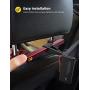 Headrest Tablet Holder, Car Tablet Mount - Lamicall Headrest Stand Cradle Compatible with Devices Such as iPad Pro Air Mini, Galaxy Tabs, Other 4.7-12.9" Cell Phones and Tablets - Red
