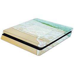 MightySkins Skin Compatible with Sony PS4 Slim Console - Aquaholic | Protective, Durable, and Unique Vinyl Decal wrap Cover | Easy to Apply, Remove, and Change Styles | Made in The USA