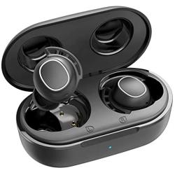 Wireless Earbuds, Mpow M30 in-Ear Bluetooth Headphones, Immersive Bass Sound, IPX8 Waterproof Sport Earphones, Touch Control Bluetooth Earbuds, 25 Hrs w/USB-C Charging Case/Twin&Mono Mode/Mics,Black