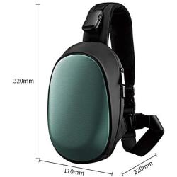 TAJEZZO Sling Backpack Waterproof Crossbody Shoulder Bag Causal Daypack Chest Bag