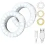 (2020 Upgraded New Version) Selfie Ring Light, 3 Lighting Modes Rechargeable Clip on Fill Light, Adjustable Brightness Phone Camera Circle Light for iPhone X Xr XsMax 11 Pro Android, iPad(2 Pack) (2020 Upgraded New Version) Selfie Ring Light, 3 Lighting Modes Rechargeable Clip on Fill Light, Adjustable Brightness Phone Camera Circle Light for iPhone X Xr XsMax 11 Pro Android, iPad(2 Pack)
